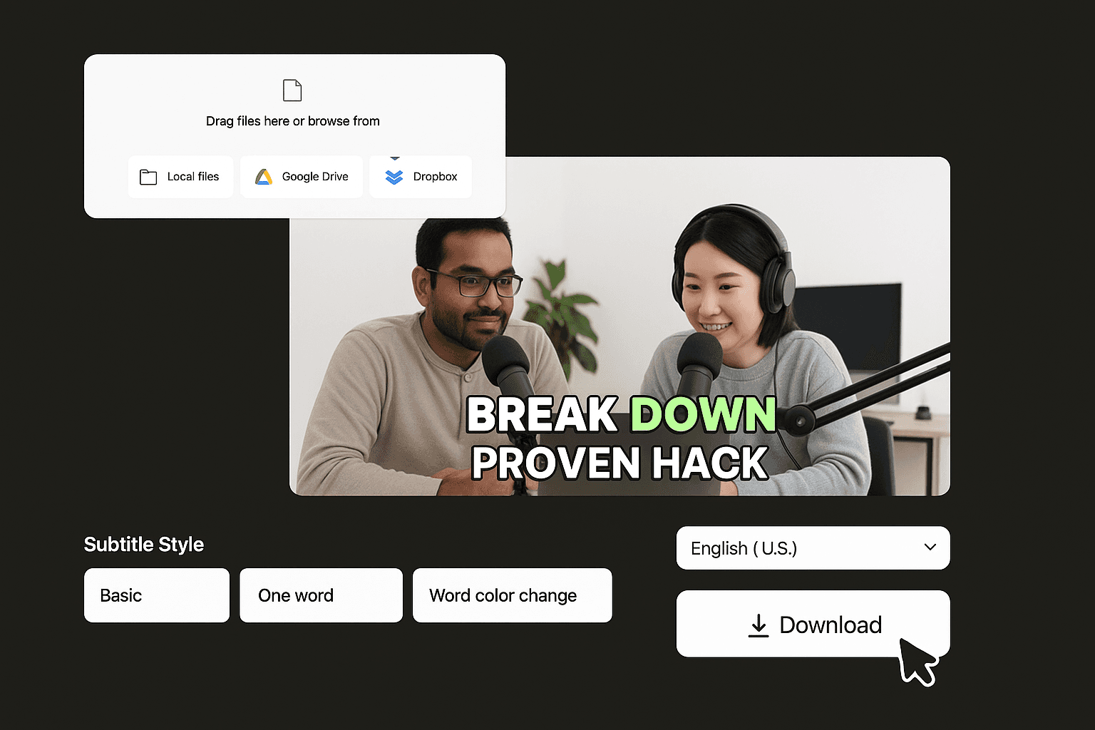 Subtitle Preview & Export